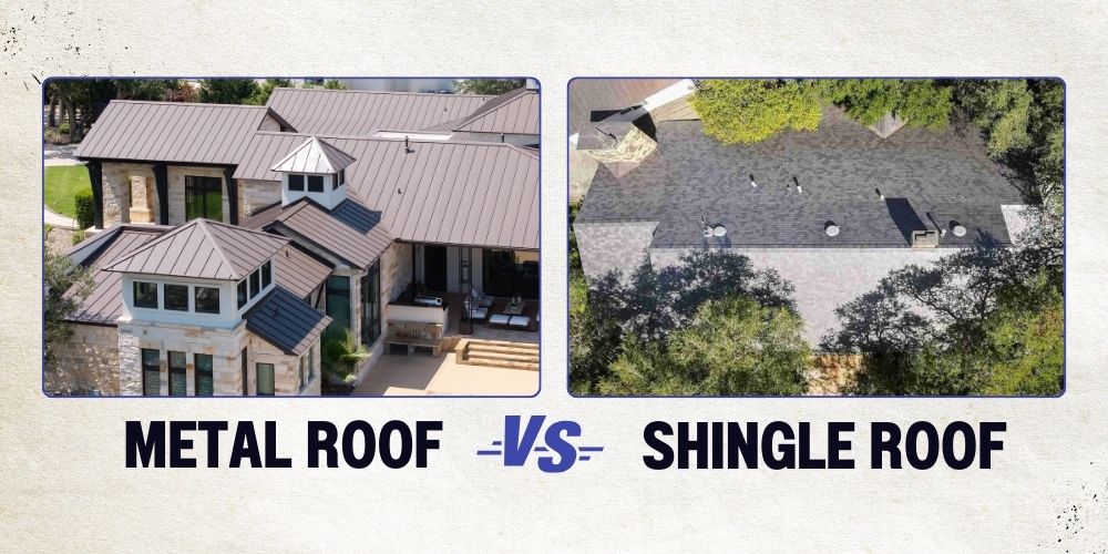 metal roof vs shingles