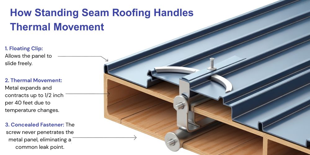 How Standing-Seam Roofing Works